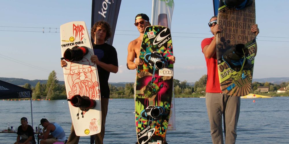 Emilio Epstein und Astrid Schabransky werden Staatsmeister im Cable Wakeboarden am jetlake in Feldkirchen an der Donau.