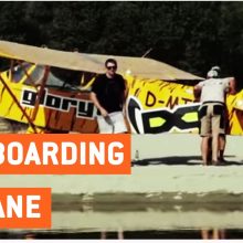 Wakeboarding By Plane